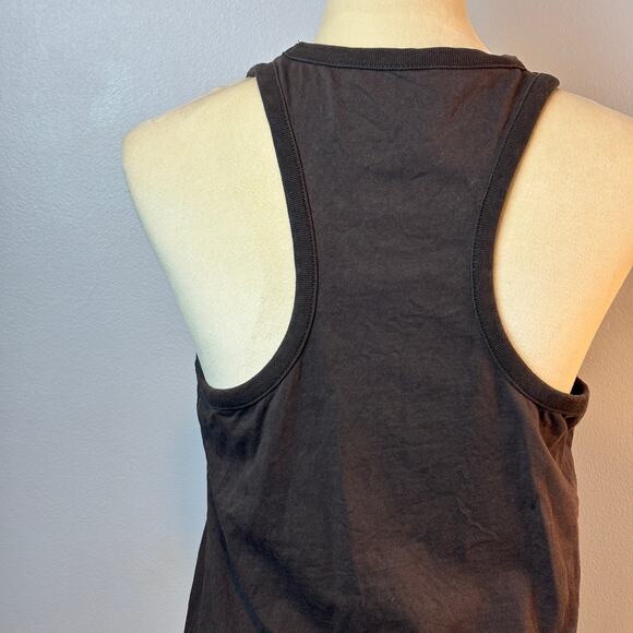 Chaser David Bowie Metallic Embroidered Tank Top Scoopneck Racerback Medium - Picture 7 of 10